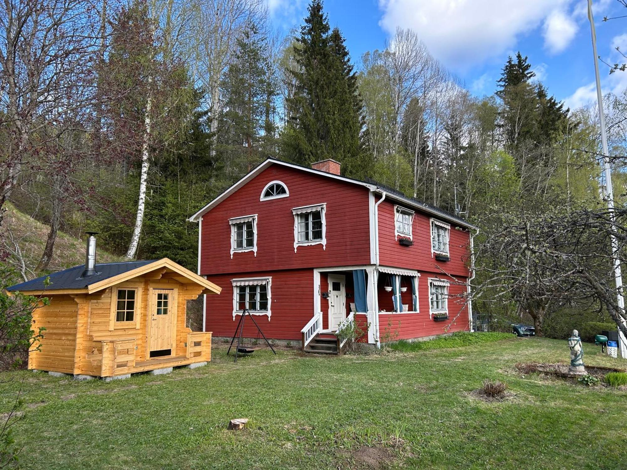 Charmig Villa Med Bastu Och Snabbt Wifi Langav Exterior photo